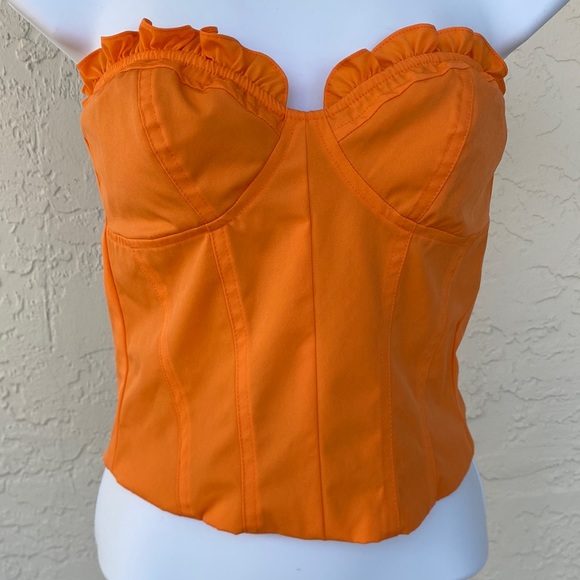 New I.AM.Gia Orange Crop Top